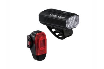 Zestaw lampek rowerowych LEZYNE LITE DRIVE 1200+ / KTV DRIVE PRO+